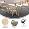 Flash Furniture 20.75 in W, 47 in L, 18 in H, Beechwood, Birch Plywood, Beech MK-ME088017-GG - alternate 5